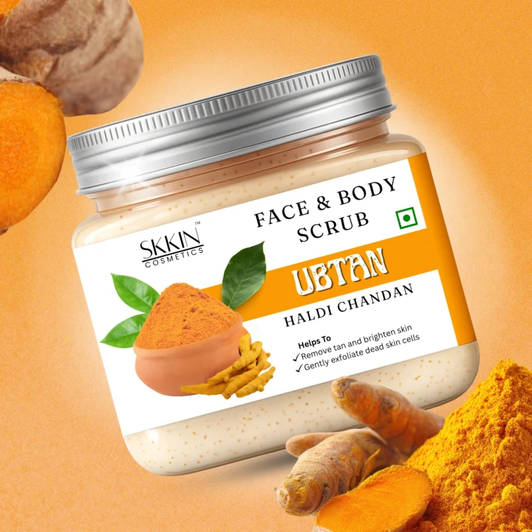 SKKIN Ubtan- Haldi & Chandan Face & Body Scrub 380gm